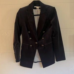 Veronica Beard Courduroy 4 midnight blue Dickey’s jacket